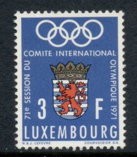 Luxembourg-1971-Olympic-Committee-IOC-MUH