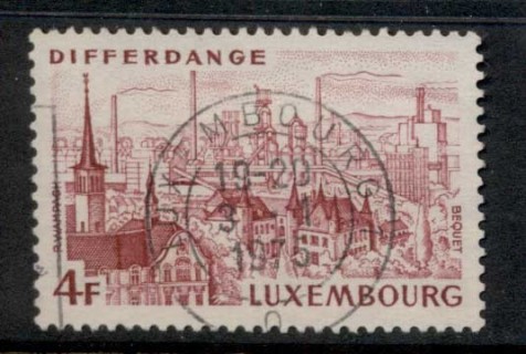 Luxembourg-1974-View-of-Differdange-FU