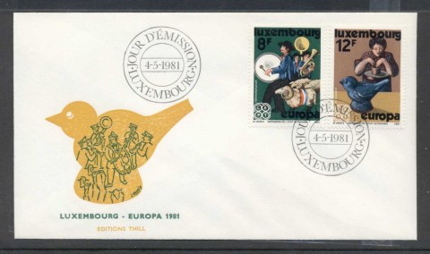 Luxembourg-1981-Europa-Folklore-FDC