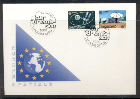 Luxembourg-1991-Europa-Man-in-Space-FDC