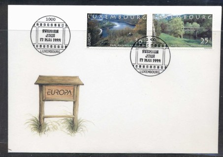 Luxembourg-1999-Europa-Nature-Parks-FDC