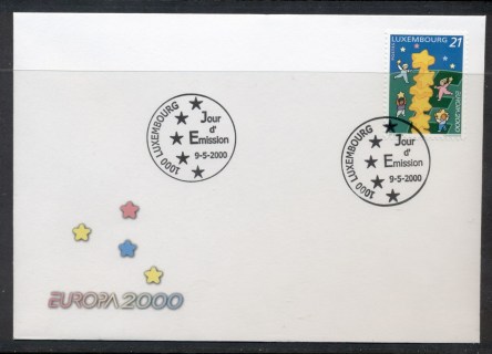 Luxembourg-2000-Europa-Field-of-Stars-FDC