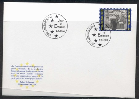 Luxembourg-2000-European-Unity-Plan-FDC