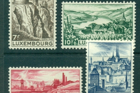 Luxembourg-1948-Views-MH-Lot27478