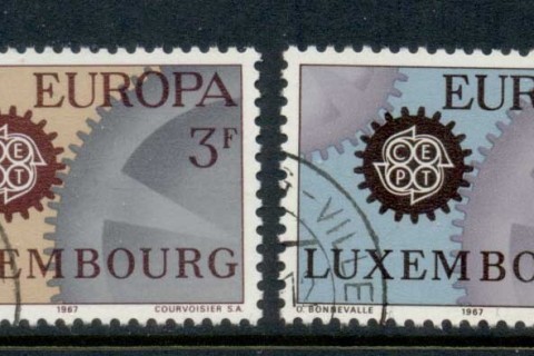 Luxembourg-1967-Europa-CTO