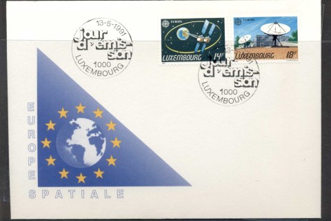 Luxembourg-1991-Europa-Man-in-Space-FDC