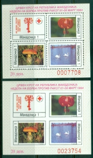 Macedonia-1994-Anti-Cancer-Week-MS-Perf-IMPERF-MUH