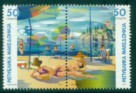 Macedonia-2004-EUROPA-Stamps-Holidays-MUH