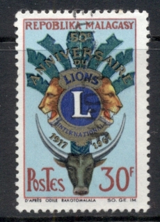 Madagascar-1967 Lions Intl.