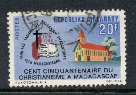 Madagascar-1968 Christianity Sesquicentennial