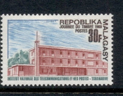 Madagascar-1969 Stamp Day