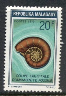 Madagascar-1970 Precious Stones 20f