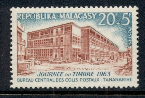 Madagascar-1963 Stamp Day