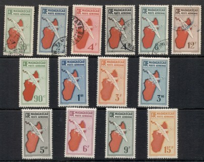 Madagascar-1935-41 Airmail Asst