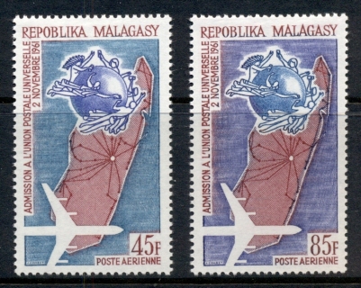 Madagascar-1963 UPU Admission