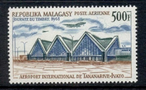 Madagascar-1968 Stamp day