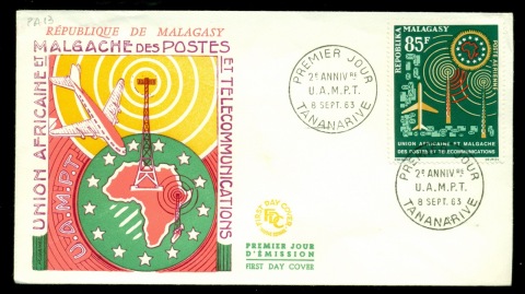 Madagascar-1963 African Postal Union FDC