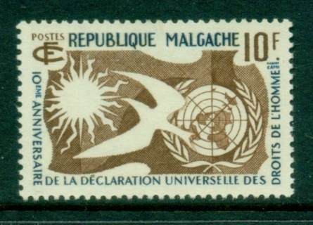 Madagascar-1958 Universal Declaration of Human Rights