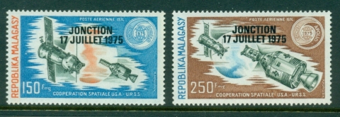 Madagascar-1975 Apollo-Soyuz Link up in Space Opt.