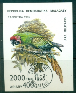 Madagascar-1992 Birds MS