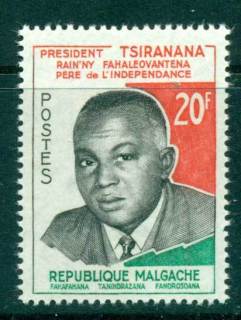 Madagascar-1960 Pres. Philibert Tsiranana