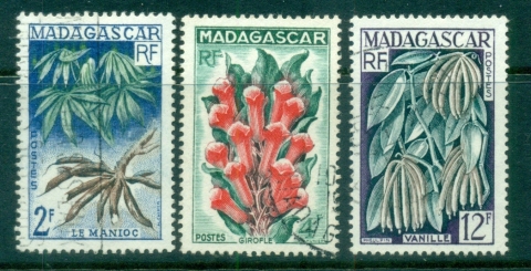 Madagascar-1957 Plants, Flowers, Vanilla