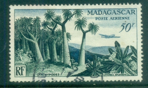 Madagascar-1954 Trees 50f