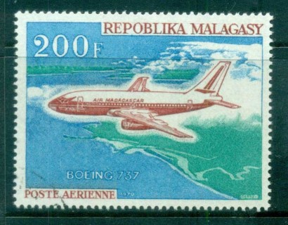 Madagascar-1970 Boeing 737, Airplane