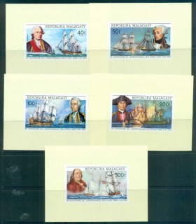 Madagascar-1976 American Bicentennial IMPERF proofs