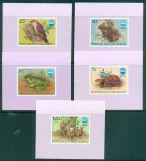 Madagascar-1975 Intl. Expo, Okinawa, Wildlife IMPERF proofs