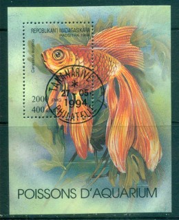 Madagascar-1994 Fish, Goldfish MS