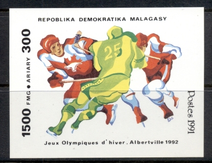 Madagascar-1991-Winter-Olympics-Albertville-MS-MUH