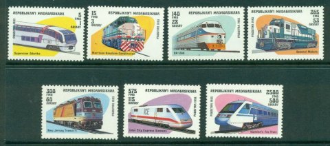 Madagascar-1993-Trains-MUH-Lot21138