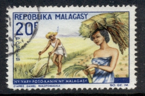 Madagascar-1967 FAO Intl. Rice Year