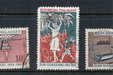 Madagascar-1968 Five Year Plan Completion