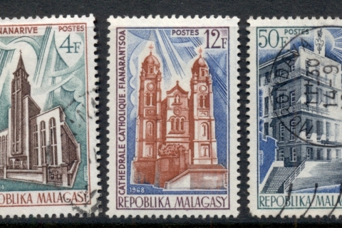 Madagascar-1968 Churches & Mosques