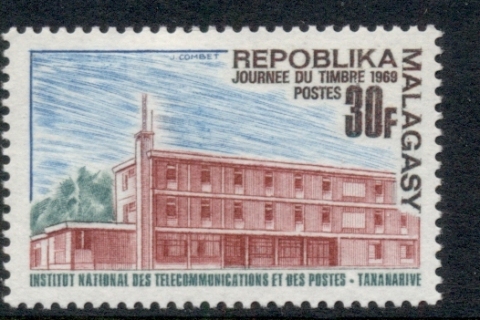 Madagascar-1969 Stamp Day