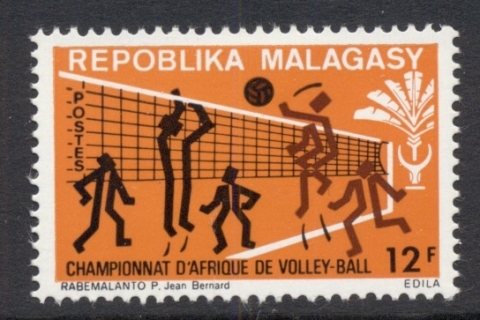 Madagascar-1972 Volleyball