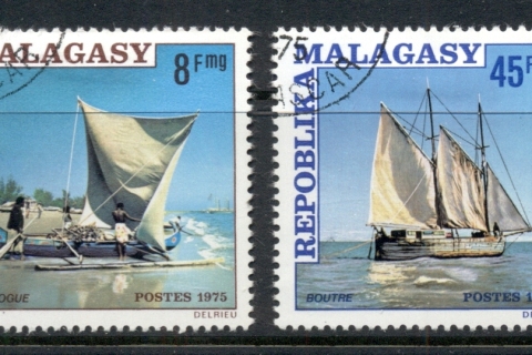 Madagascar-1975 Ships, Pirogues