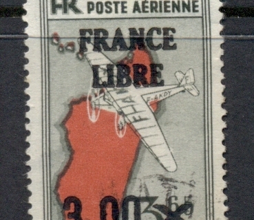 Madagascar-1942 Airmail, Plane & Map Opt