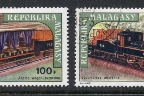 Madagascar-1973 Early Steam Trains