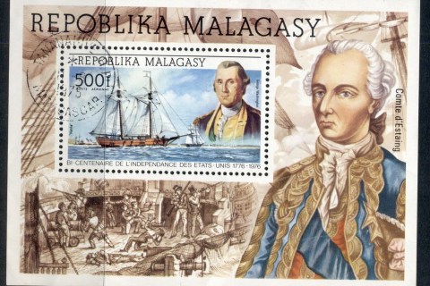 Madagascar-1976 American Bicentennial MS