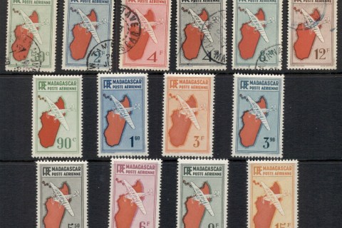 Madagascar-1935-41 Airmail Asst