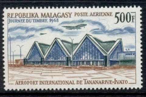 Madagascar-1968 Stamp day