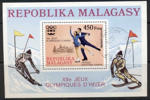 Madagascar-1975 Winter Olympics Innsbruck MS