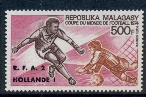 Madagascar-1974 World Cup Soccer Munich Opt Hollande