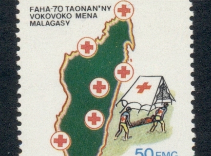 Madagascar-1985 National Red Cross 70th Anniv