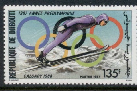 Madagascar-1987 Pre-Olympics, Ski Jump 135f