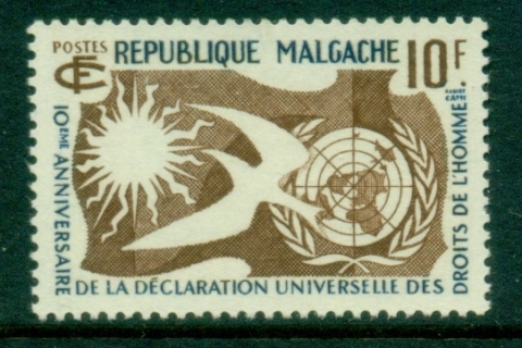 Madagascar-1958 Universal Declaration of Human Rights