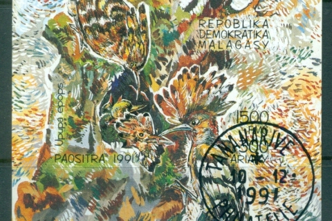Madagascar-1991 Birds MS